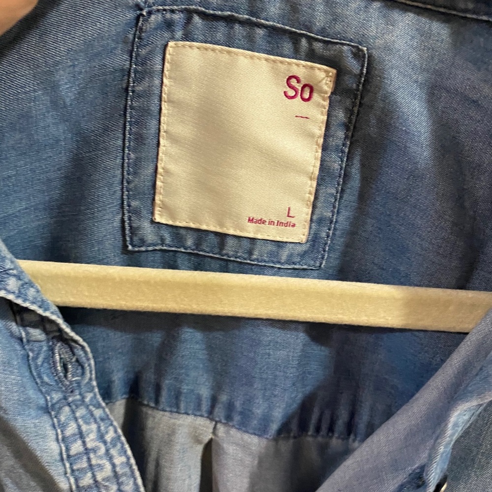 Long Button up Top - Picture 3 of 3